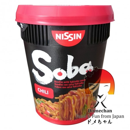 Yakisoba nissin goût de chili - 92 g Nissin SBW-89347779 - www.domechan.com - Nourriture japonaise