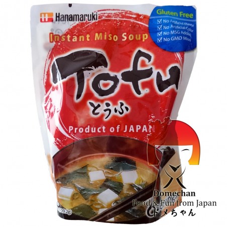 Sopa de Miso con tofu 6 porciones - 109,2 g Hanamaruki SEY-33358522 - www.domechan.com - Comida japonesa
