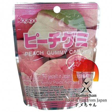 Dulces de melocotón Kasugai - 50 g Domechan TCW-78675586 - www.domechan.com - Comida japonesa