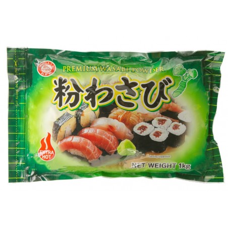 La prima de wasabi en polvo - 1 kg World-wide co UJY-65659896 - www.domechan.com - Comida japonesa