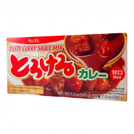 Preparato per curry giapponese medio - 200 g S&B ACW-73778733 - www.domechan.com - Prodotti Alimentari Giapponesi