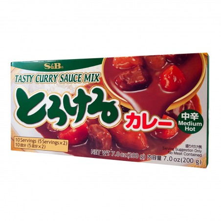 Prepared for curry japanese (Medium-high spicy) - 200 g S&B ACY-42448294 - www.domechan.com - Japanese Food