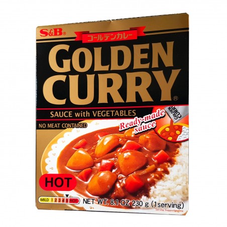 Préparé pour curry d’or japonais (épicé) - 230 g S&B GKW-45849739 - www.domechan.com - Nourriture japonaise