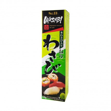 Wasabi in tubetto - 43 g S&B ARG-86365366 - www.domechan.com - Prodotti Alimentari Giapponesi