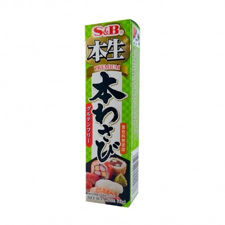 Wasabi en tubo-libre de gluten - 43 g S&B UYY-54876743 - www.domechan.com - Comida japonesa