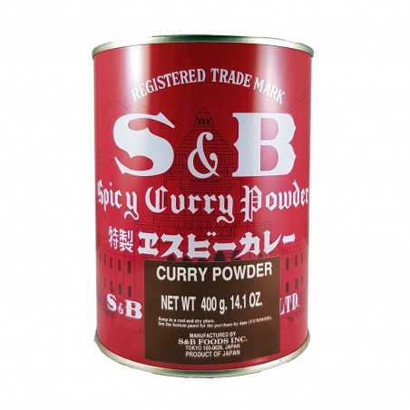 Curry pulver scharf - 400 g S&B RJW-69988795 - www.domechan.com - Japanisches Essen