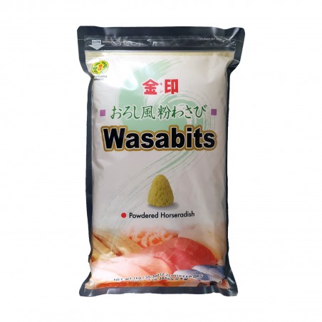 Wasabi in polvere AR-1 - 1 kg Kinjirushi Kona AQY-37853658 - www.domechan.com - Prodotti Alimentari Giapponesi