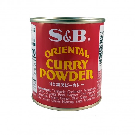 Polvere di curry piccante - 85 g S&B RQW-90788054 - www.domechan.com - Prodotti Alimentari Giapponesi