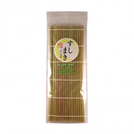 Estera de bambú natural de sushi - 27x27 cm Daiso VRQ-53883466 - www.domechan.com - Comida japonesa