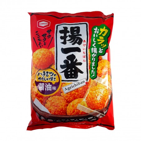 Galletas de arroz con soja y miel de ageichiban - 155 gr Kameda DKY-44595893 - www.domechan.com - Comida japonesa