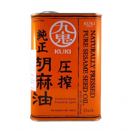 El aceite de sésamo puro oscuro - 1,65 l Kuki WBW-98795892 - www.domechan.com - Comida japonesa