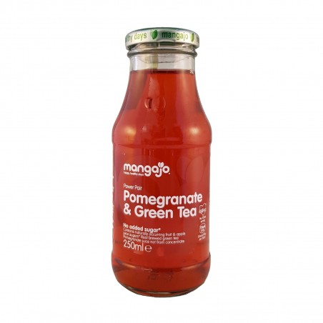 Alkoholfreies getränk mangajo, die dem geschmack von granatapfel und grünem tee - 250 ml Mangajo WDW-99628384 - www.domechan....