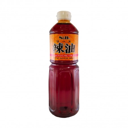 El aceite de sésamo picante de chile El Yu - 966 ml S&B SDW-93278954 - www.domechan.com - Comida japonesa