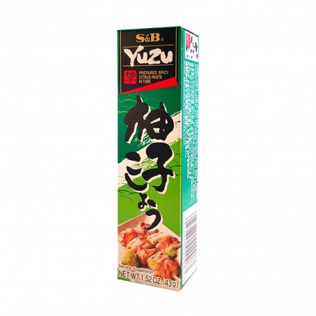 Pasta di Yuzu e peperoncino verde - 43 g S&B TLY-58548389 - www.domechan.com - Prodotti Alimentari Giapponesi