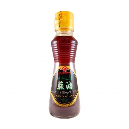 Olio di sesamo - 163 ml Kadoya DHY-93758299 - www.domechan.com - Prodotti Alimentari Giapponesi