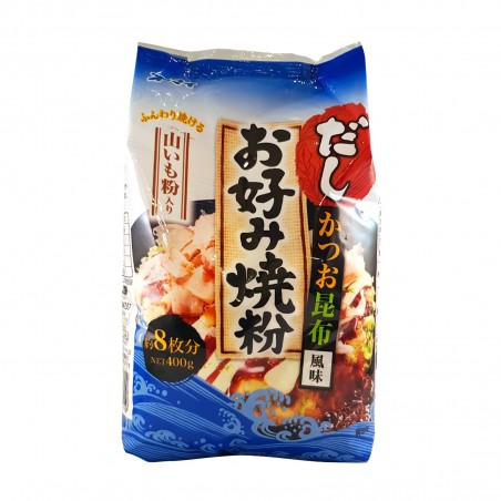小麦粉のためのお好み焼きとろろ、麦、カツオ、昆布-400gr Ohmai CJW-42349467 - www.domechan.com - Nipponshoku