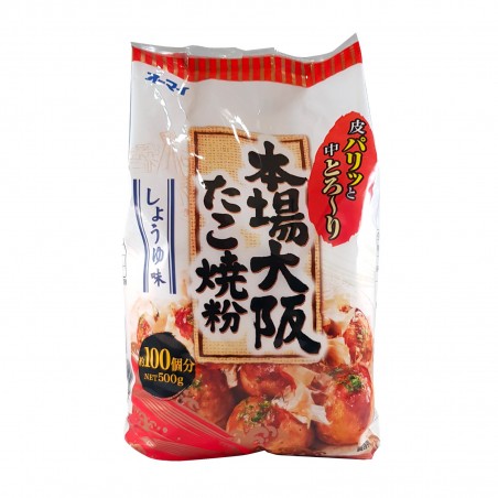 Farina per takoyaki - 400 gr Ohmai BUW-57377337 - www.domechan.com - Prodotti Alimentari Giapponesi