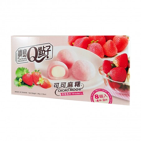 Mochi glace à la fraise - 80 gr de Taiwan mochi museum WQY-47689886 - www.domechan.com - Nourriture japonaise
