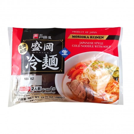Ramen avec la soupe froide (2 portions) - 390 g Morioka Reimen XDY-77685992 - www.domechan.com - Nourriture japonaise