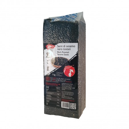 Semillas de sésamo negras - 1 kg Biyori XCW-48385436 - www.domechan.com - Comida japonesa