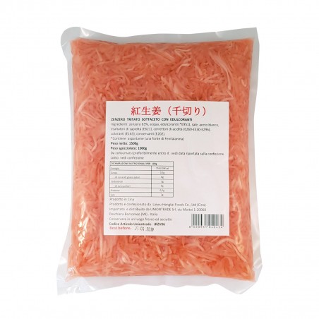Ingwer rosa, fein gehackt in salzlake - 1,5 kg Uniontrade YBW-48832867 - www.domechan.com - Japanisches Essen