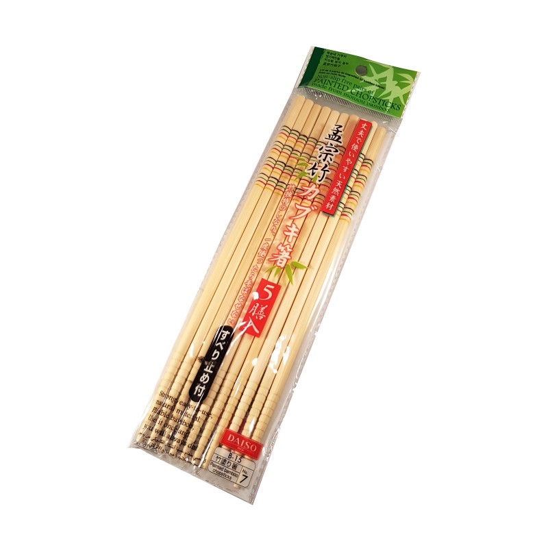 Antiscivolo Giapponesi con 3 scatole Classiche 30 Paia di Bacchette in Legno di bambù Naturale Coreane Stile Asiatico Antico Jerbro 