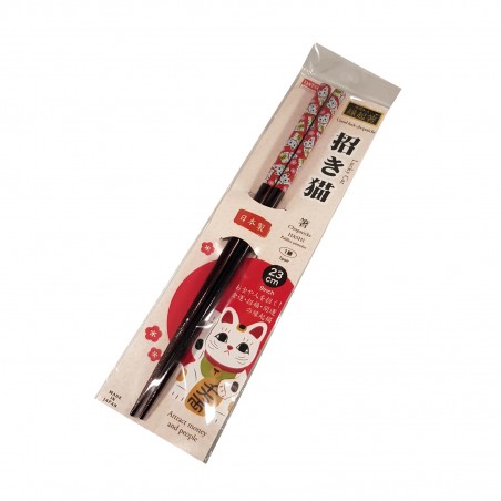 日本の箸木-招き猫 Domechan ZDW-86676794 - www.domechan.com - Nipponshoku