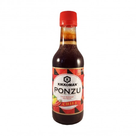 Sauce ponzu (sauce de soja, de citron et de piment) - 250 ml Kikkoman ZZJ-95229294 - www.domechan.com - Nourriture japonaise