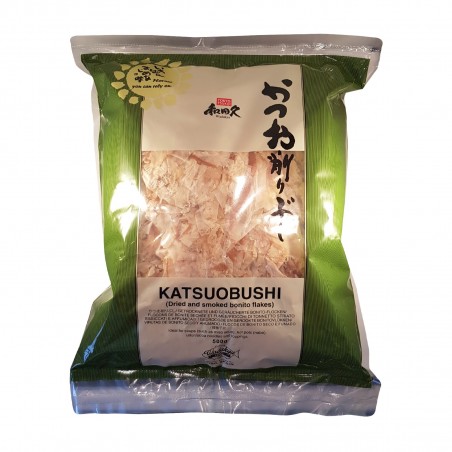 Du katsuobushi standard (thon séché, fumé flocons) - 500 g Wadakyu Europe VXX-17365480 - www.domechan.com - Nourriture japonaise