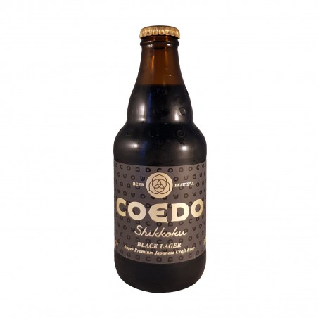 Bier coedo shikkoku black lager - 333 ml Kyodo Shoji Koedo Brewery SKW-95448548 - www.domechan.com - Japanisches Essen