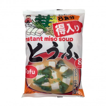 Miso-suppe mit tofu 8 portionen - 171 g Miyakasa ZUQ-29403920 - www.domechan.com - Japanisches Essen