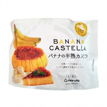 Banane Castella (biskuit) - 165 g Maruto XGH-87049571 - www.domechan.com - Japanisches Essen