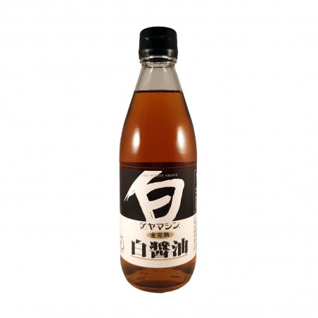 Soy sauce, clear white - 360 ml Yamashin CAC-18985033 - www.domechan.com - Japanese Food