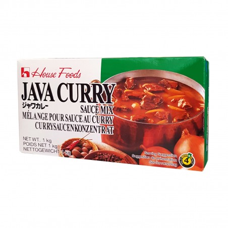 Java-Curry, mittel scharf - 1 Kg House Foods NCU-41930277 - www.domechan.com - Japanisches Essen