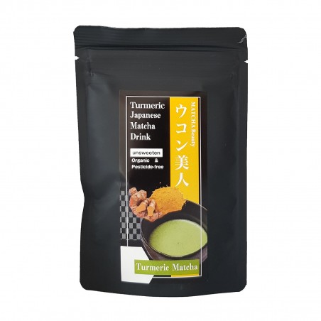 Tea Matcha and turmeric JAS Organic - 30 g Domechan KBE-35124096 - www.domechan.com - Japanese Food