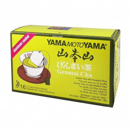 Thé genmai cha - 48 g Yamamotoyama CUQ-78623411 - www.domechan.com - Nourriture japonaise