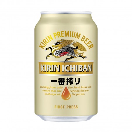 La bière kirin ichiban dans des bidons - 330 ml Kirin BHY-45955296 - www.domechan.com - Nourriture japonaise