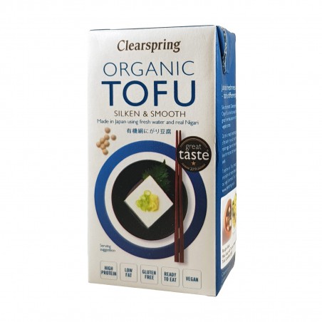 Tofu orgánico es aterciopelado - 300 g Clearspring WRG-09875611 - www.domechan.com - Comida japonesa