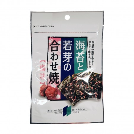 Aperitivo de algas nori y wakame con umeboshi - 6 g Marutaka KLQ-01830019 - www.domechan.com - Comida japonesa