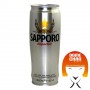 Beer silver sapporo cans - 650 ml Sapporo BKW-76775343 - www.domechan.com - Japanese Food