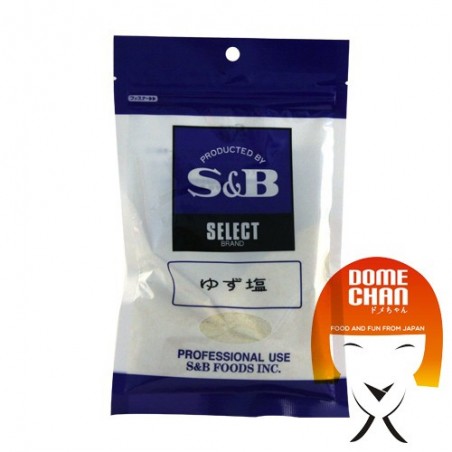 Flavored salt to the yuzu - 100 g S&B BLW-33596893 - www.domechan.com - Japanese Food