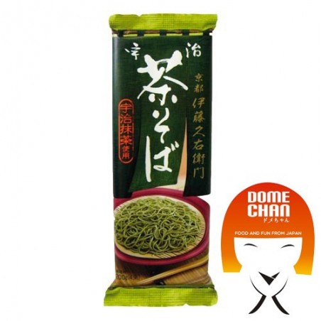 Ujicha soba (nouilles soba au thé vert) - 200 g Marufuji AFY-56658575 - www.domechan.com - Nourriture japonaise