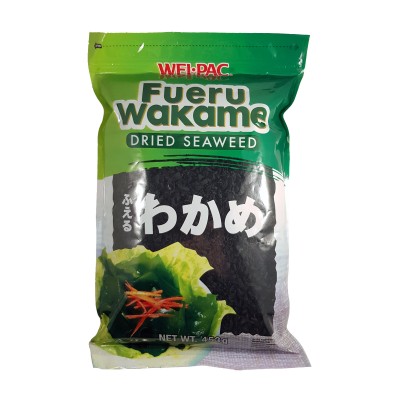 Alga wakame essiccate - 453 g Wel Pac WAK-24356787 - www.domechan.com - Prodotti Alimentari Giapponesi