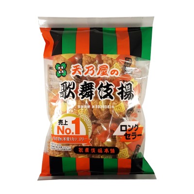 Crackers di riso 11mai kabukiage - 132 gr Amanoya KAB-90870909 - www.domechan.com - Prodotti Alimentari Giapponesi