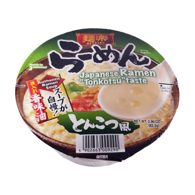 Ramen al tonkotsu fu - 82.3 g Menraku MEN-98561230 - www.domechan.com - Prodotti Alimentari Giapponesi