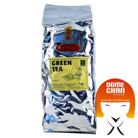 Genmaicha (green tea with puffed rice) in filters - 1 kg Hayashiya Nori Ten AUW-22563889 - www.domechan.com - Japanese Food