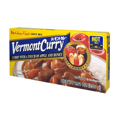 Vermont Spicy Curry - 230 g House Foods VER-56770152 - www.domechan.com - Japanese Food