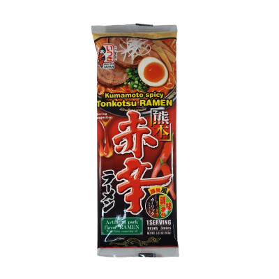 Ramen Kumamoto tonkotsu piccante - 103 gr Itsuki KUM-98563248 - www.domechan.com - Prodotti Alimentari Giapponesi