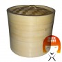 Bamboo basket steaming - 21 cm Uniontrade DTT-35224397 - www.domechan.com - Japanese Food