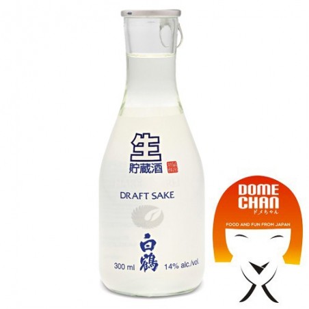 Sake hakutsuru namachozoshu draft - 300 ml Hakutsuru EBQ-45697002 - www.domechan.com - Prodotti Alimentari Giapponesi